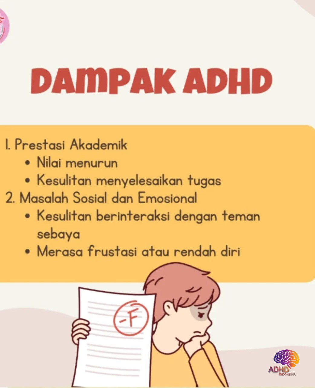 Dampak ADHD terhadap Proses Belajar Anak di Kota Bandar Lampung